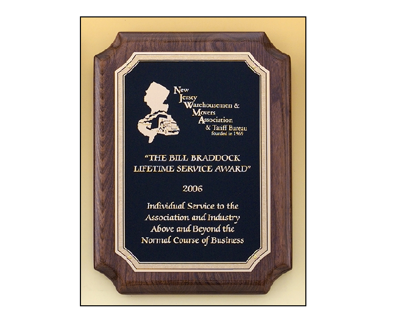 Walnut Stained Plaque - Inset - All Time Awards | Premier Custom ...