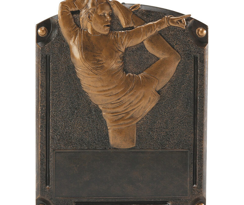 Bronze Cheer Legends Of Fame Plaque