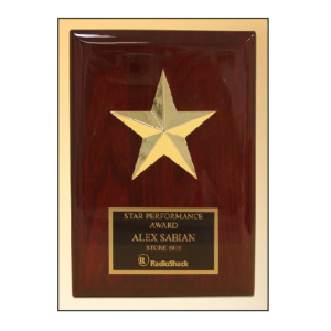 plaque award