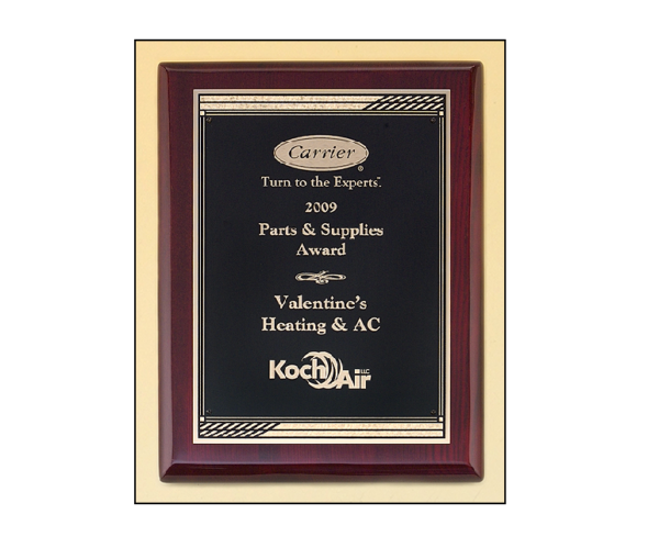 plaque award