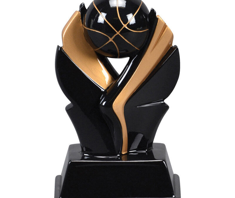 Valkyrie Basketball On Black Resin Base