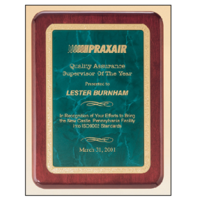 plaque award