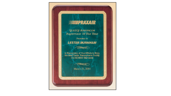 plaque award