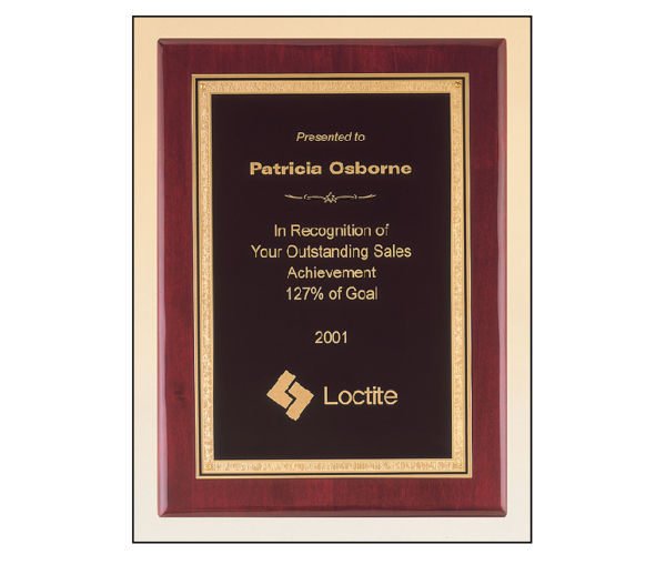 plaque award