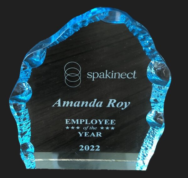 acrylic award, employee recognition