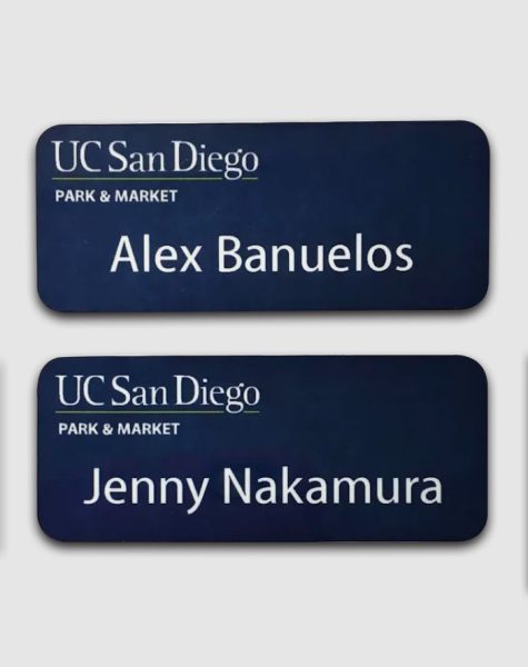 UCSD custom name badges